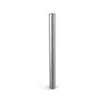 Bolard din inox cap semibombat, Ø 76 mm