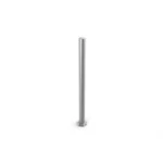 Bolard din inox cap semibombat cu flansa, Ø 48 mm