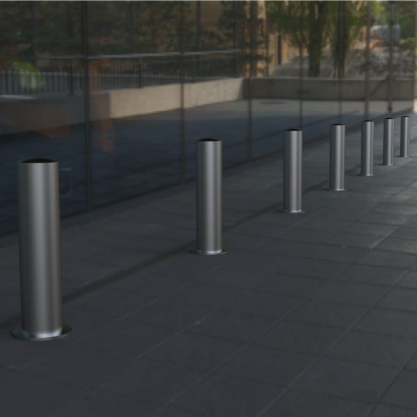 Bolarzi din inox cap semibombat cu flansa