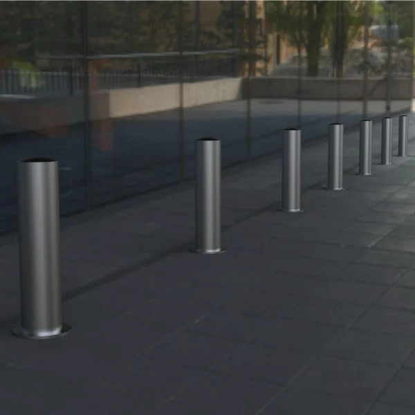 Bolarzi din inox cap semibombat cu flansa