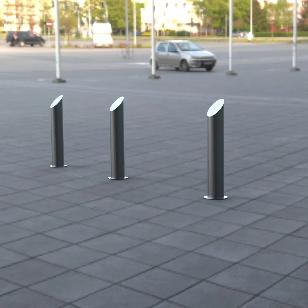 Bolarzi din inox cap tesit cu flansa