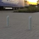 Bolarzi din otel cap tesit cu flansa