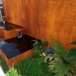 Cascada decorativa din Corten 600cm