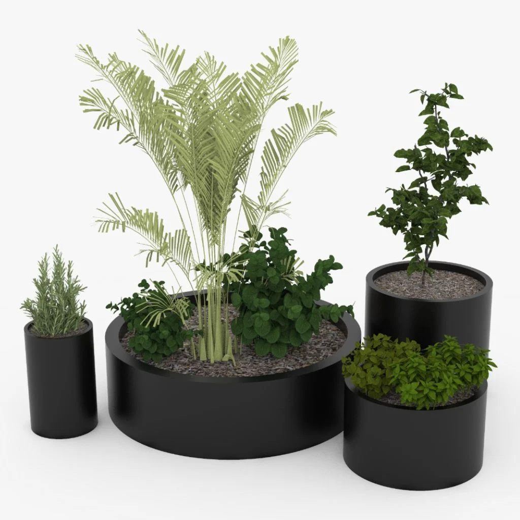 Jardiniere metalice și produse pentru grădină Indio