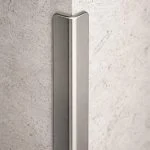 Colțar inox protecție perete 30×30 mm muchii rotunjite – premium, 3 m