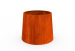Jardiniera conica Corten Ø1000 X 800