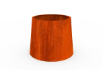 Jardiniera conica Corten Ø1000 X 800