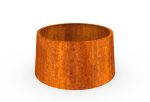 Jardiniera conica Corten Ø1200 X 600