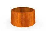 Jardiniera conica Corten Ø1200 X 600