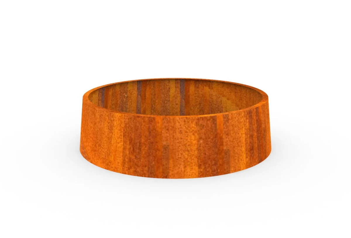 Jardiniera conica Corten 1500 X 400