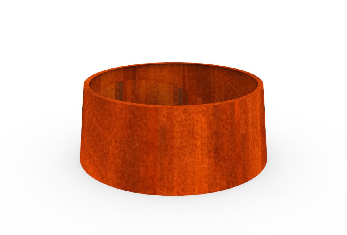 Jardiniera conica Corten 1500 X 800