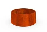 Jardiniera conica Corten 1500 X 800