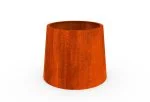 Jardiniera conica Corten 2000 X 800