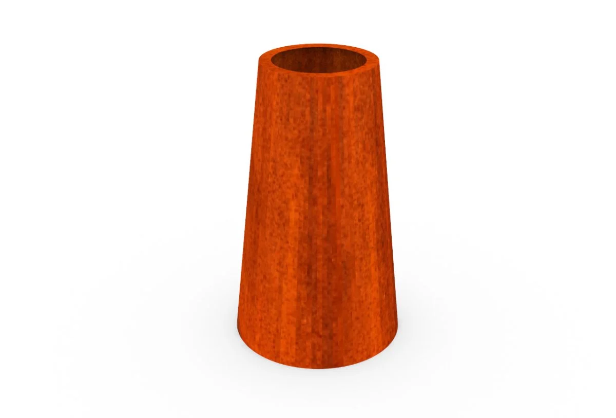 Jardiniera conica Corten 600 X 1000