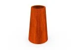 Jardiniera conica Corten 600 X 1000