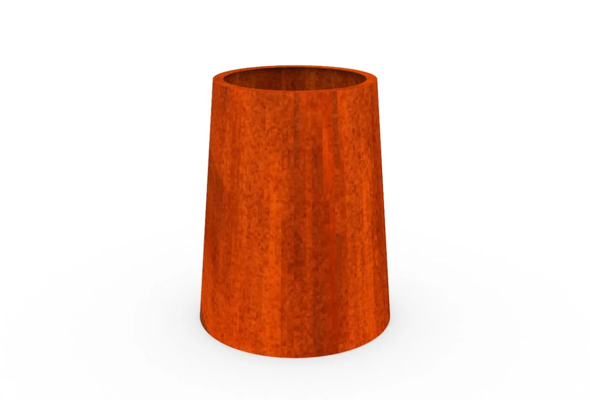 Jardiniera conica Corten Ø800 X 1000