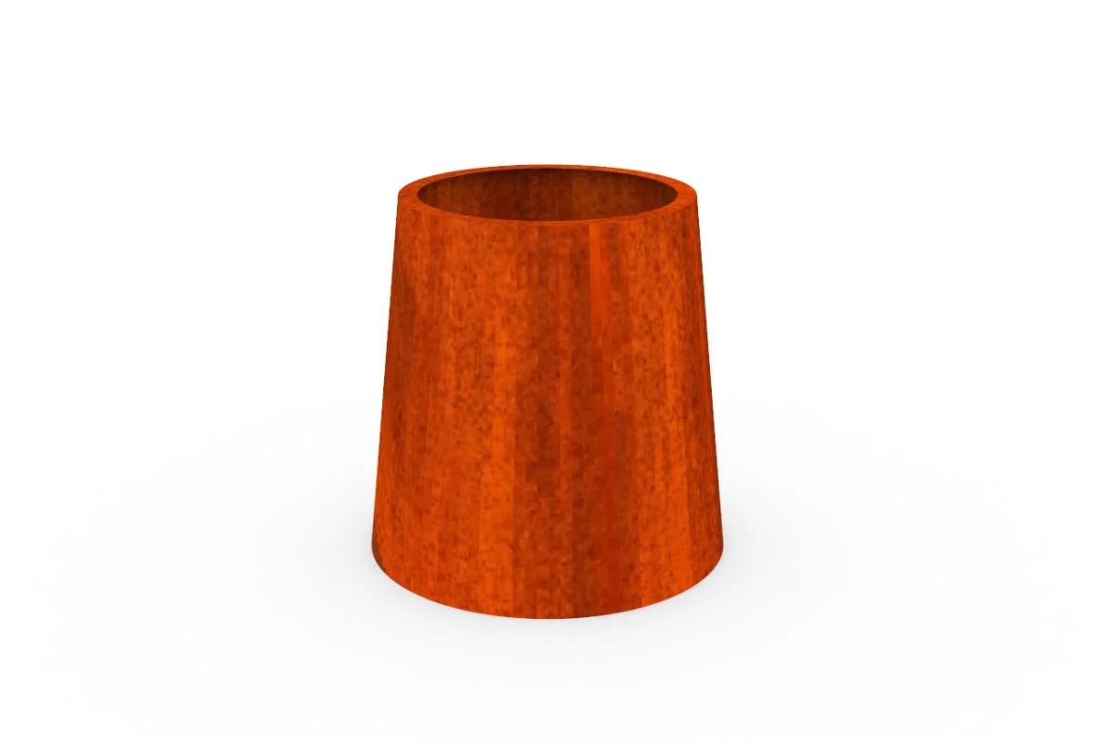 Jardiniera conica Corten Ø800 X 800