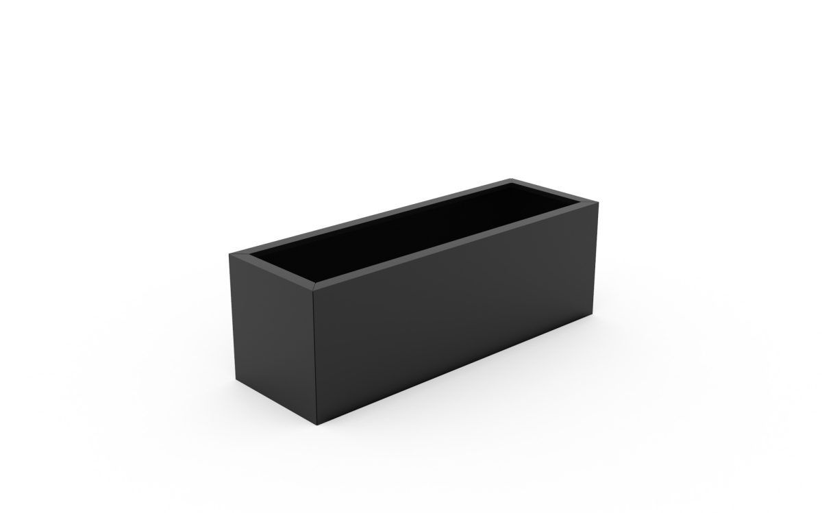 Jardiniera dreptunghiulara Otel 1200 X 400 X 400