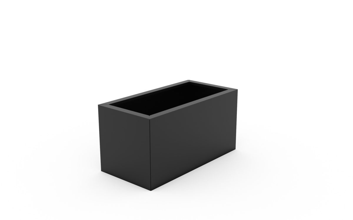 Jardiniera dreptunghiulara Otel 800 X 400 X 400