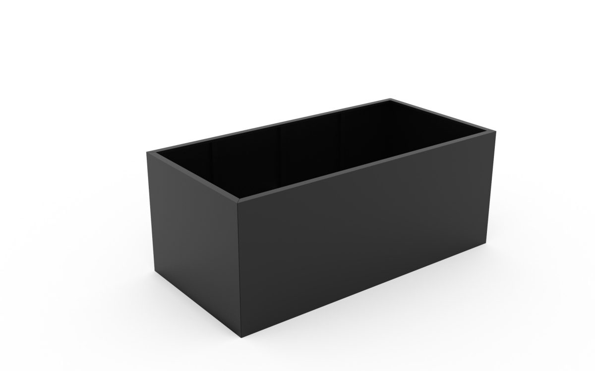 Jardiniera dreptunghiulara Otel  2000 X 1000 X 800