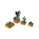 Jardiniera modulara Corten - imagine 3