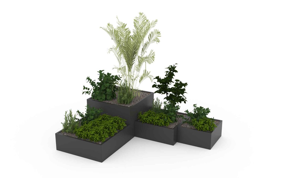 Jardiniera modulara Otel