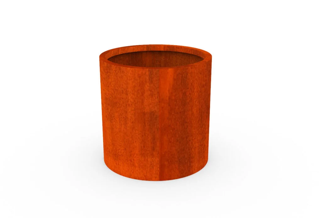 Jardiniere rotunde Corten