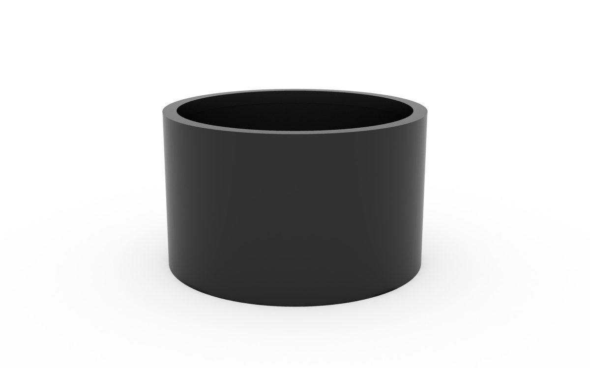 Jardiniera rotunda Aluminiu  Ø1000 X 600