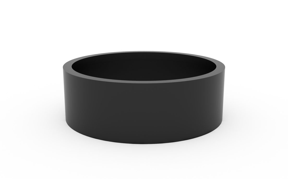 Jardiniera rotunda Aluminiu  Ø1200 X 400