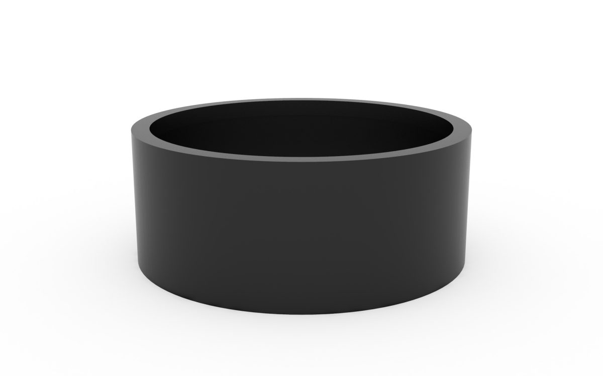 Jardiniera rotunda Aluminiu  Ø1500 X 600