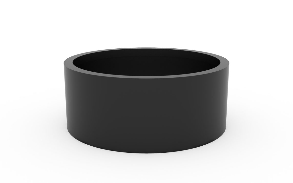 Jardiniera rotunda Aluminiu  Ø2000 X 800