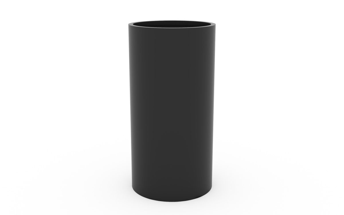 Jardiniera rotunda Aluminiu  Ø500 X 1000