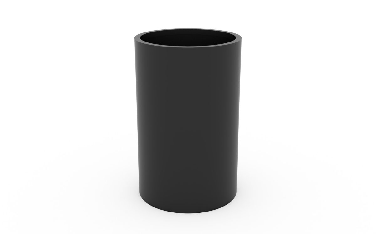 Jardiniera rotunda Aluminiu  Ø500 X 800