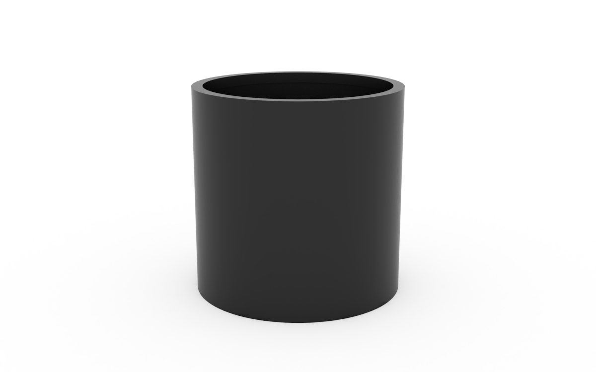 Jardiniera rotunda Aluminiu  Ø600 X 600