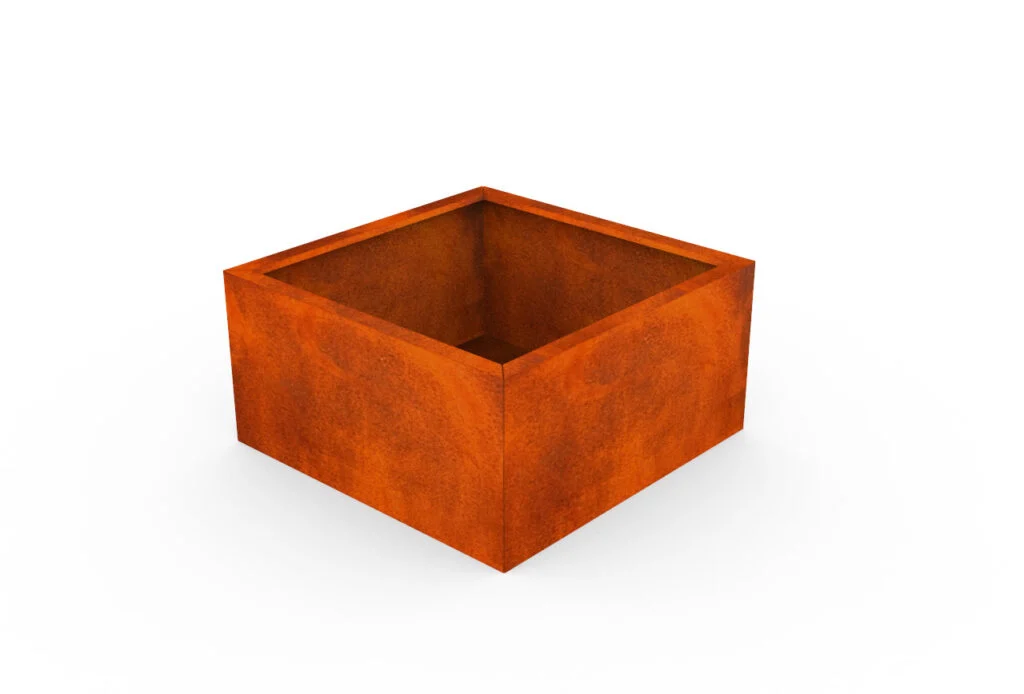 Jardiniere patrate Corten