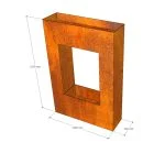 Cascada decorativa din Corten 600cm