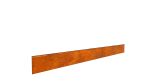 Delimitator gazon din otel corten 2000x150hx15x2mm - imagine 2