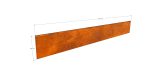 Delimitator gazon din otel corten 2000x290hx15x2mm - imagine 3