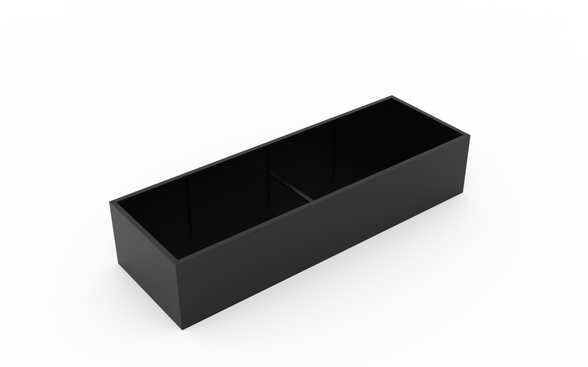 strat grădină dreptunghiular corten 200x80x60 cm