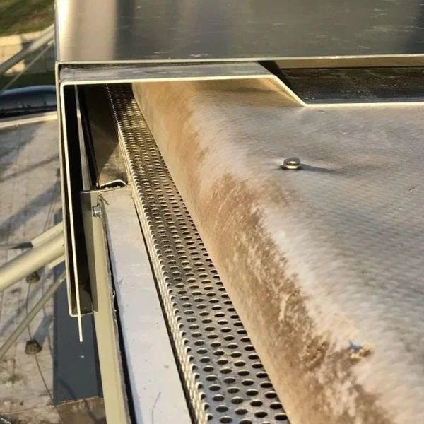 profil ventilare fațadă metalic perforat Indio