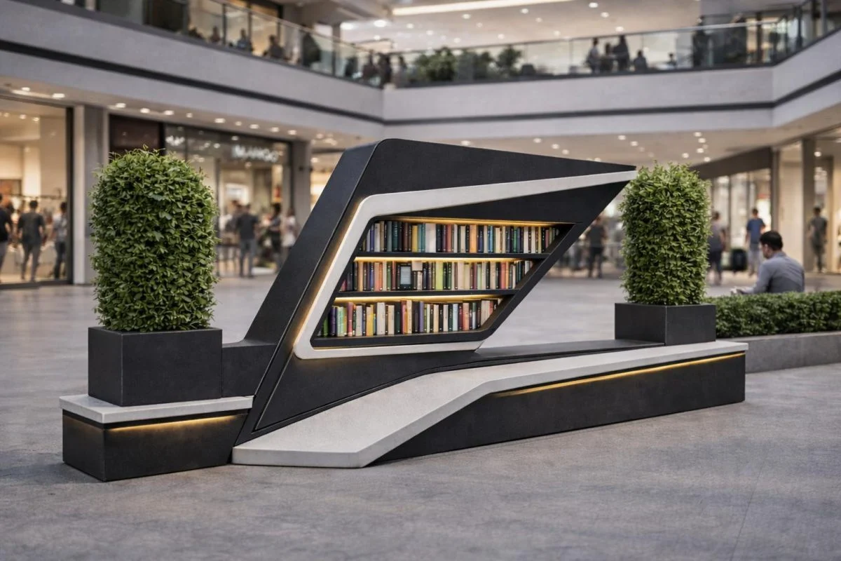 Indio FlowBOOK – Bibliotecă urbană arhitecturală - imagine 2
