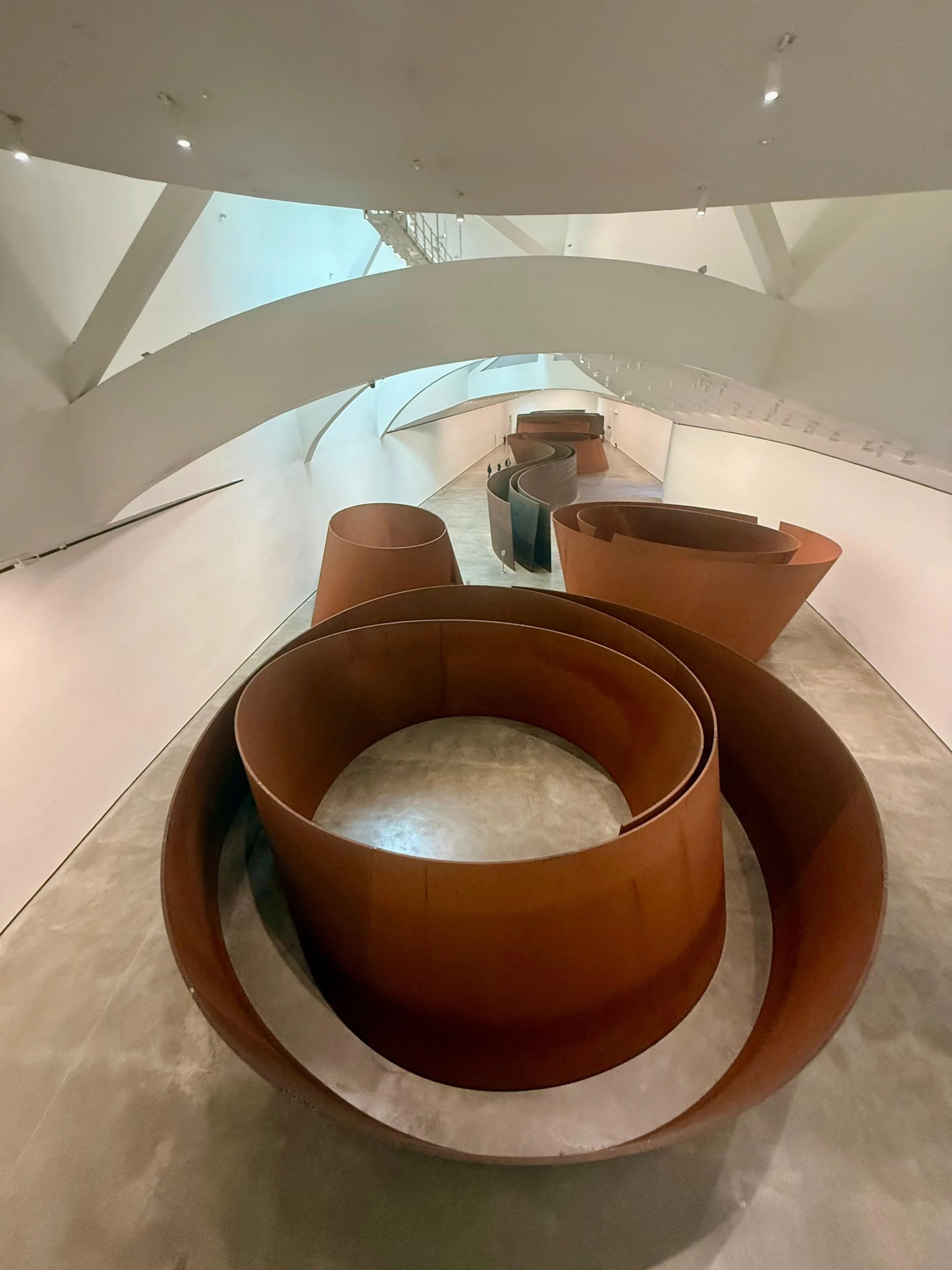 Detaliu structură oțel COR-TEN — Guggenheim Bilbao