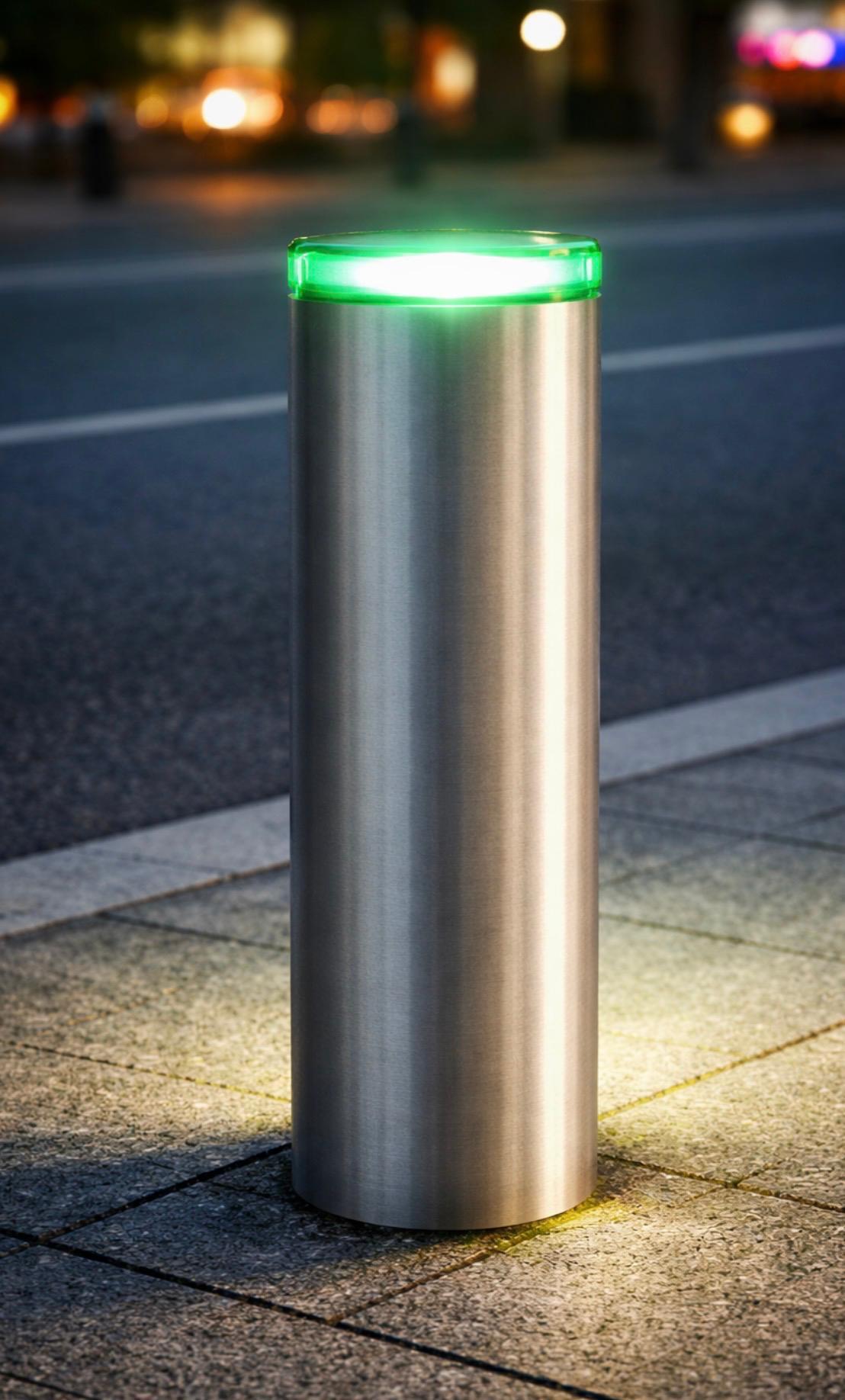 Bolarzi inox cu iluminare LED sudură laser robotizată Indio