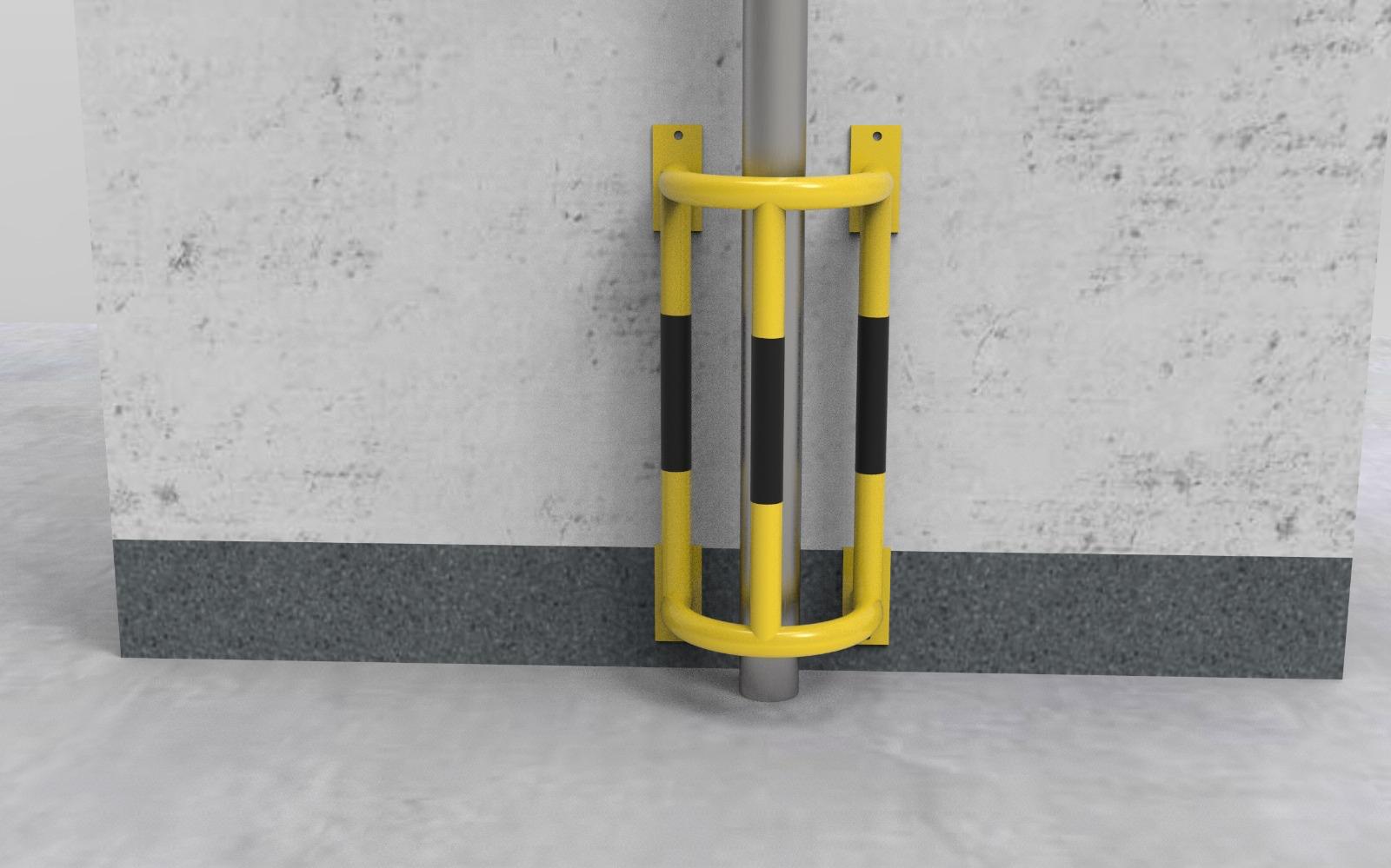 Protecții industriale stâlpi și țevi sudură laser robotizată — montaj lateral