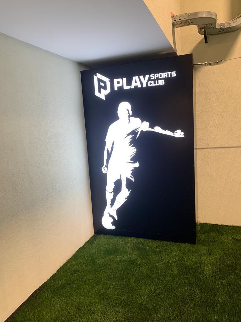 Casete luminoase grafică variabilă Timișoara — PLAY Sports Dumbrăvița iluminare LED, execuție Indio