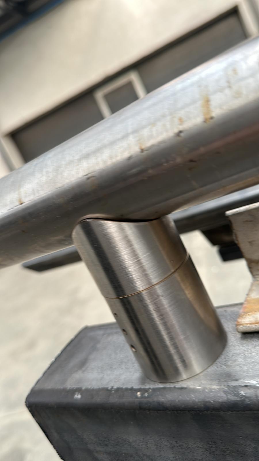 Balustrade și scări inox piscină polisare oglindă execuție premium