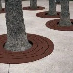 Indio Signature – Protecție arbori din oțel Corten 10 mm | Grilaj premium - imagine 2