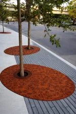 Indio Urban – Protecție arbori din oțel Corten 10 mm | Grilaj urban - imagine 2