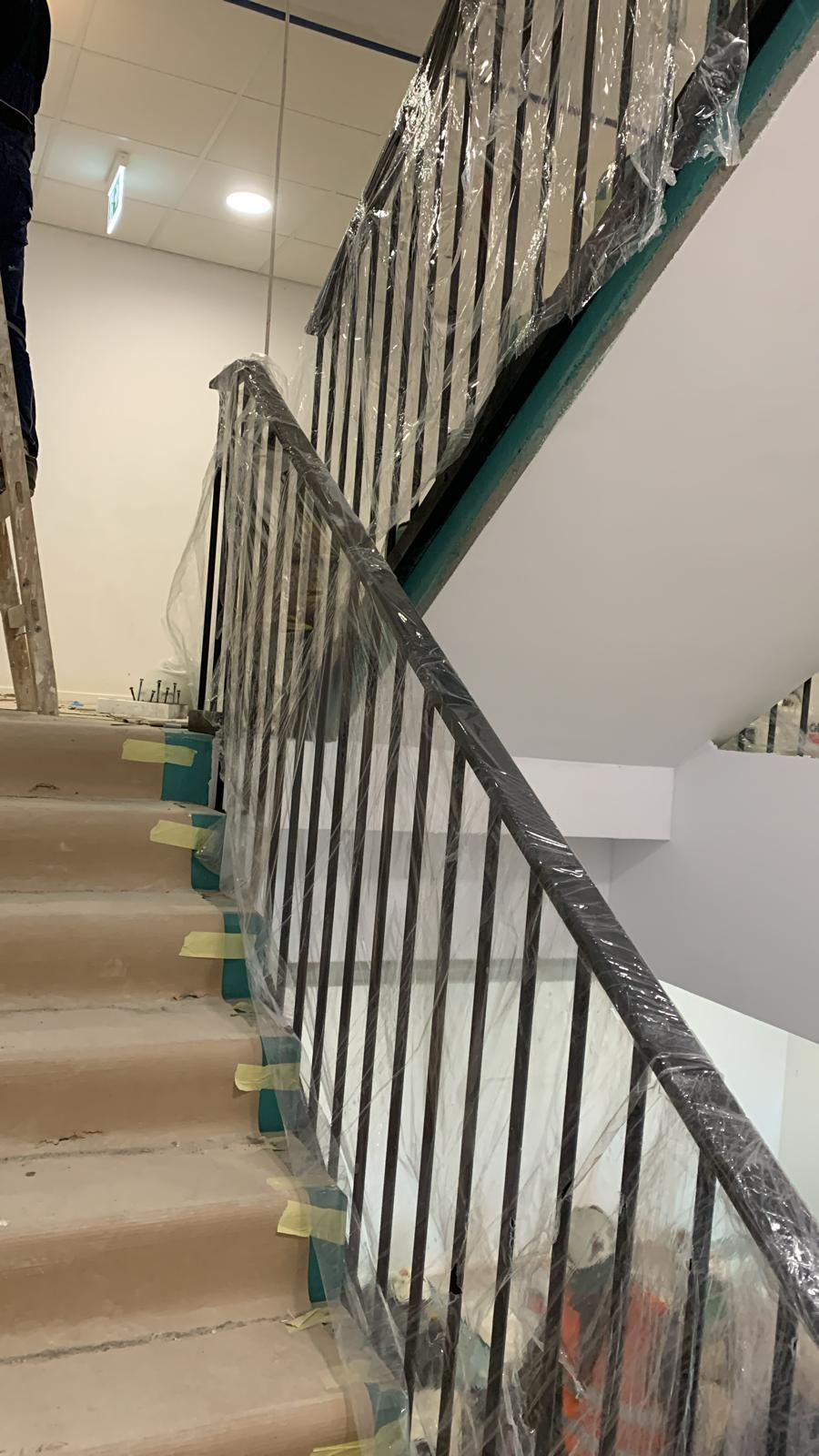 Balustradă metalică LaserTube Terapia Cluj