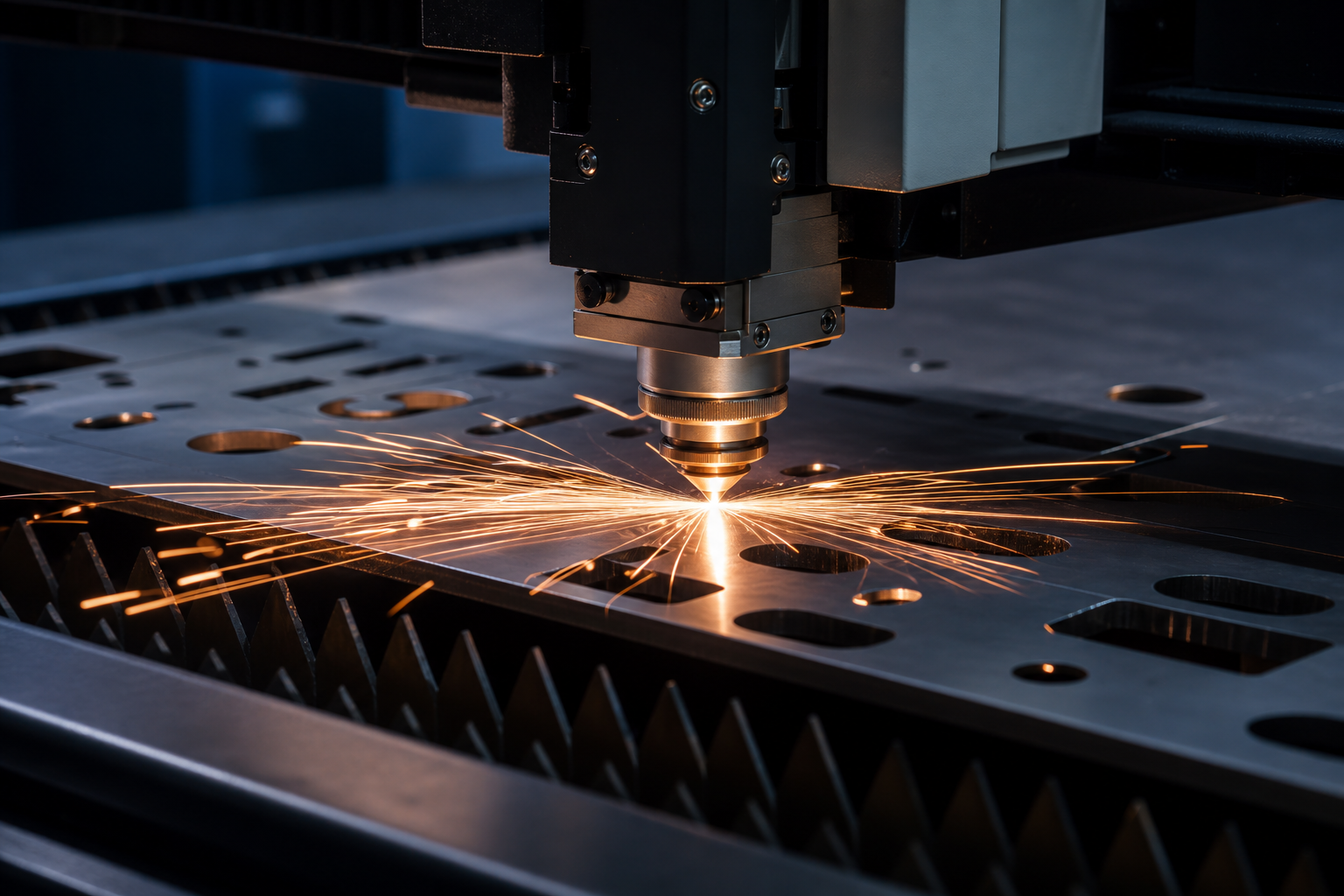 Debitare laser metal de precizie la Indio Timișoara